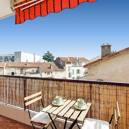 Flat With Terrace & Parking Near Center Cannes